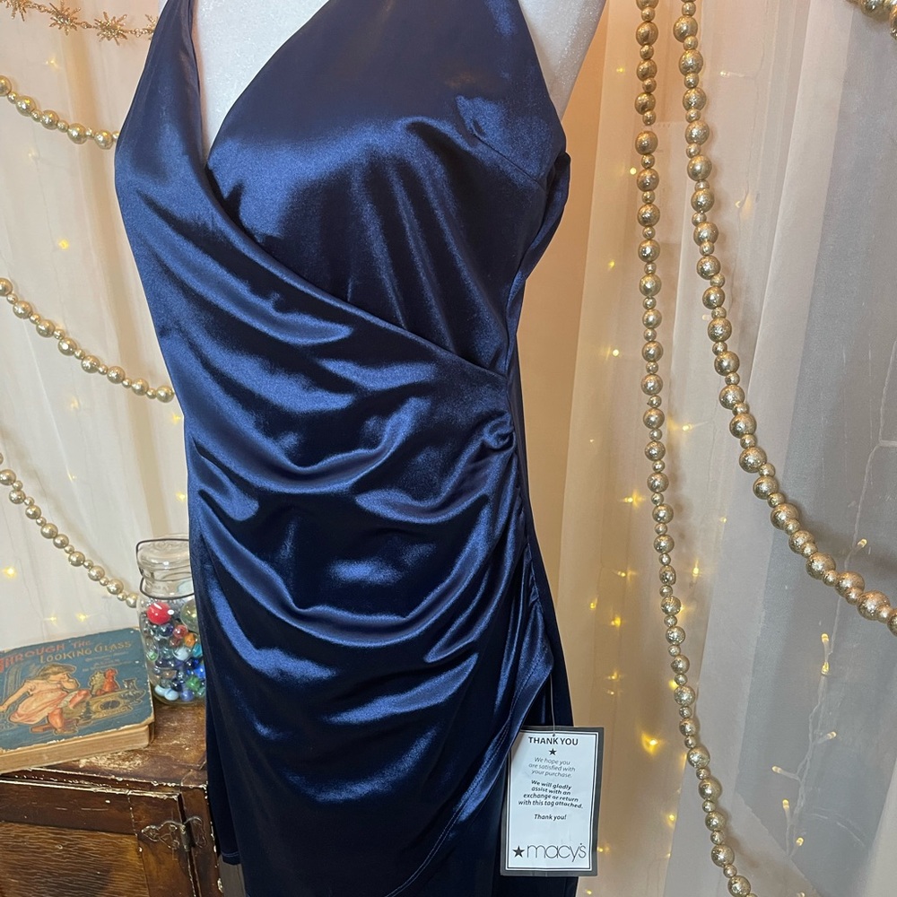 Speechless Deep Navy Cocktail Dress - Picture 4 of 5